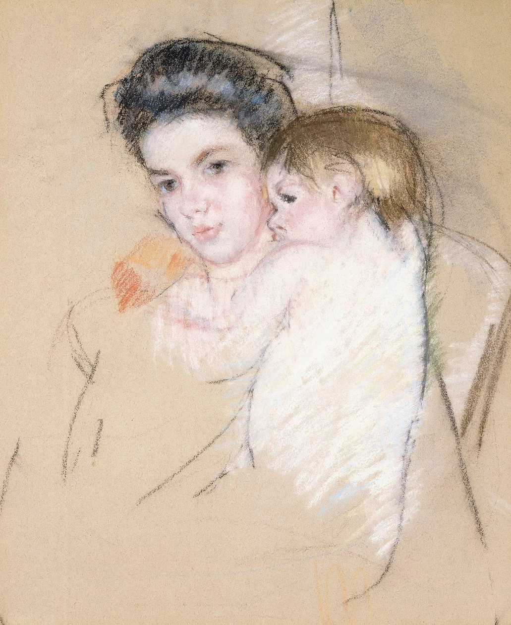 Mary Cassatt - 143, Madre e figlio nudo